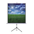 79 inches matte white movie theater tripod projection screen, foldable projector screen